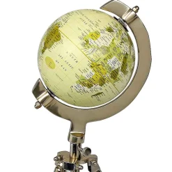 Globe terrestre déco sur pieds 15x13x39cm