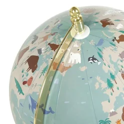 Globe terrestre enfant jungle hauteur 30cm