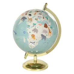 Globe terrestre enfant jungle hauteur 30cm