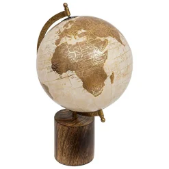 Globe terrestre Exotic panama H.35cm manguier - Atmosphera