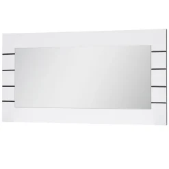 Grand miroir blanc 120x60 cm Collection LINA