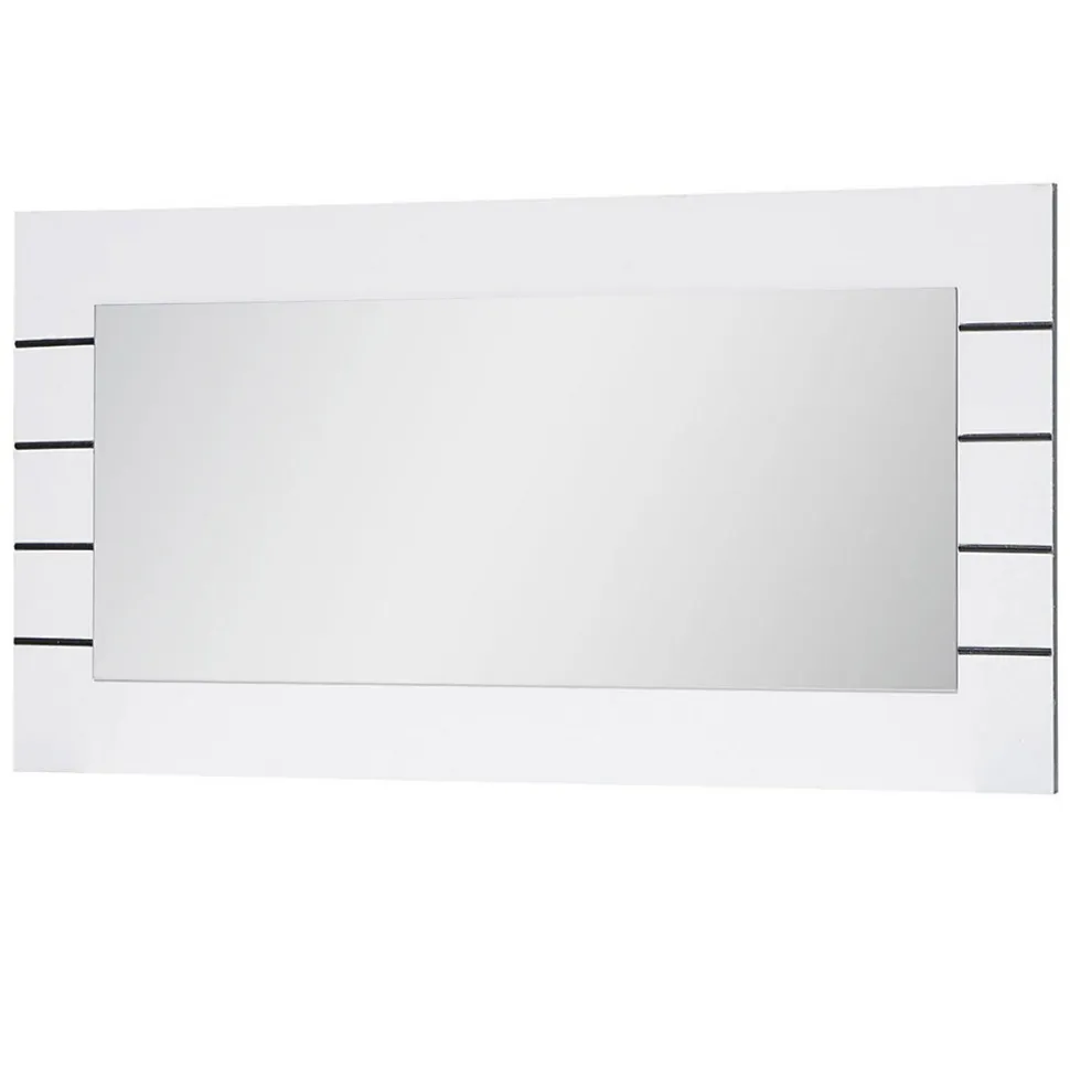 Grand miroir blanc 120x60 cm Collection LINA
