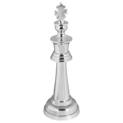 Grande pièce d'échecs décoration en aluminium poli design Sculpture decorativ XXL FineBuy