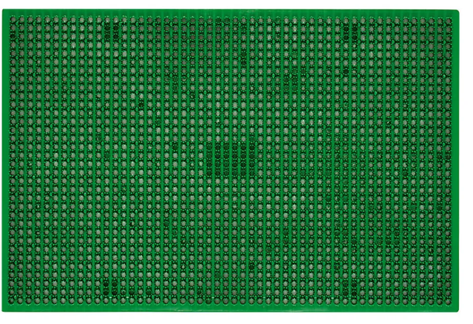 Gratte pied vert trèfle L.60 x l.40 cm