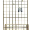 Grille mémo en métal doré l.60 x H.40 cm Ariane
