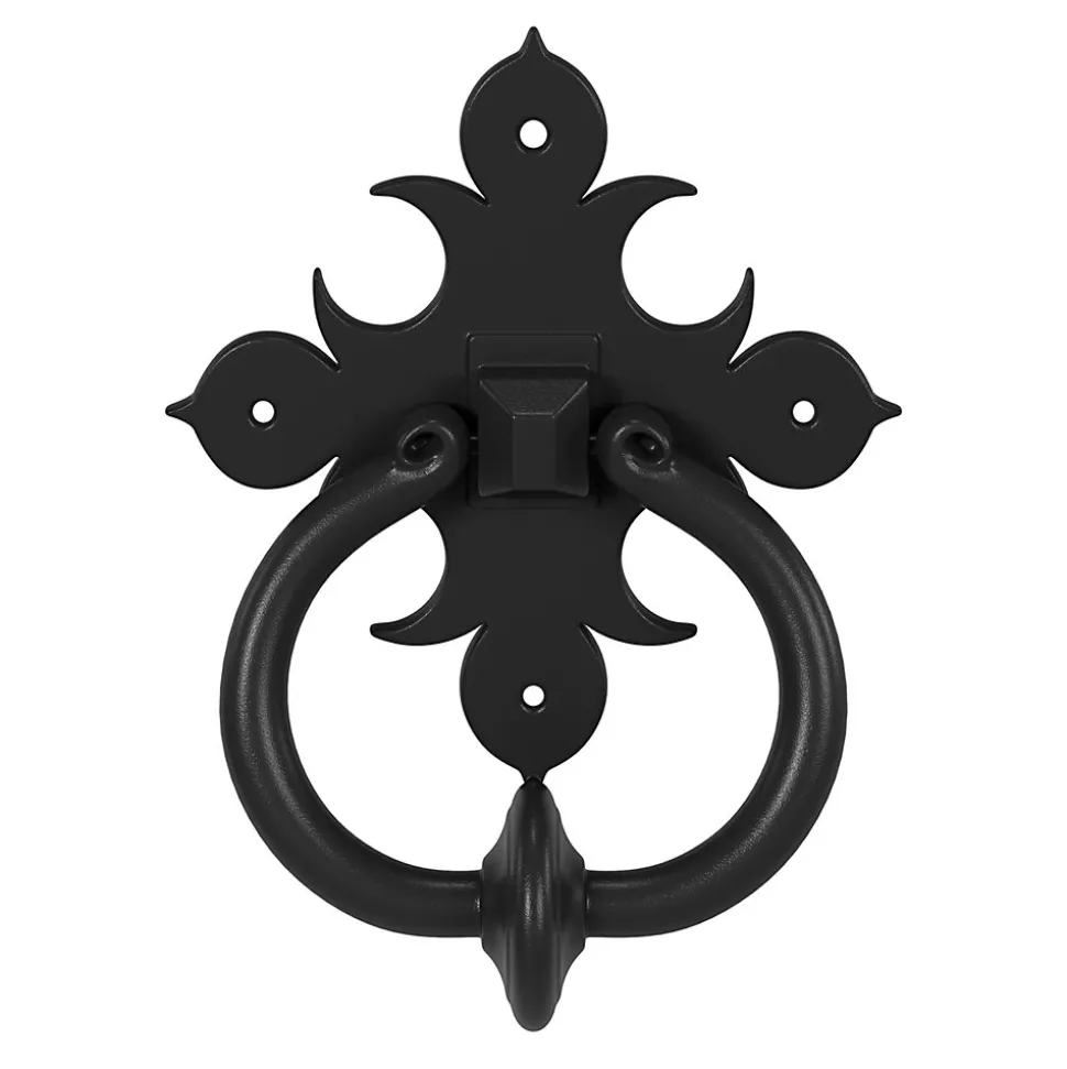 Heurtoir de porte extérieur GoodHome Kilhog noir H.170 mm x l.140 mm