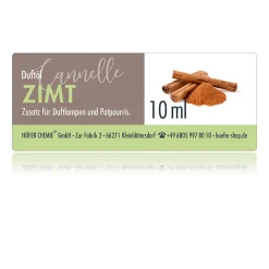 Höfer Chemie Parfum Cannelle 10 Ml - Additif Pour Lampes À Parfum Et Pot-pourris