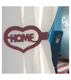 HOME - Embrasse Rideau Pince Sans Perçage