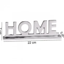 Home Deco café lettrage décoration de table aluminium aluminium Wohndeko FineBuy