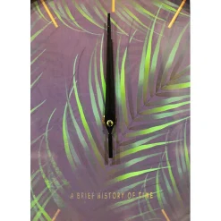 Horloge 30 cm en violet délicat pour un intérieur raffiné - POESIE