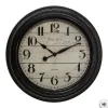 Horloge à moulures - verre - D29 cm - Atmosphera