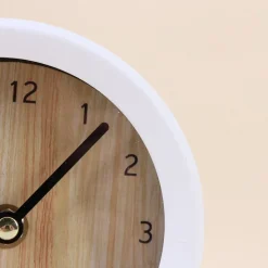 Horloge à poser en bois 14cm, Almée