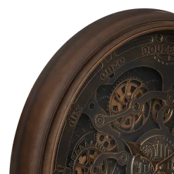 Horloge Alban - verre - D76 cm - Atmosphera