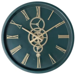 Horloge AracEly vert D46cm - Atmosphera