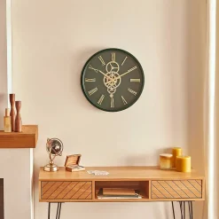 Horloge AracEly vert D46cm - Atmosphera