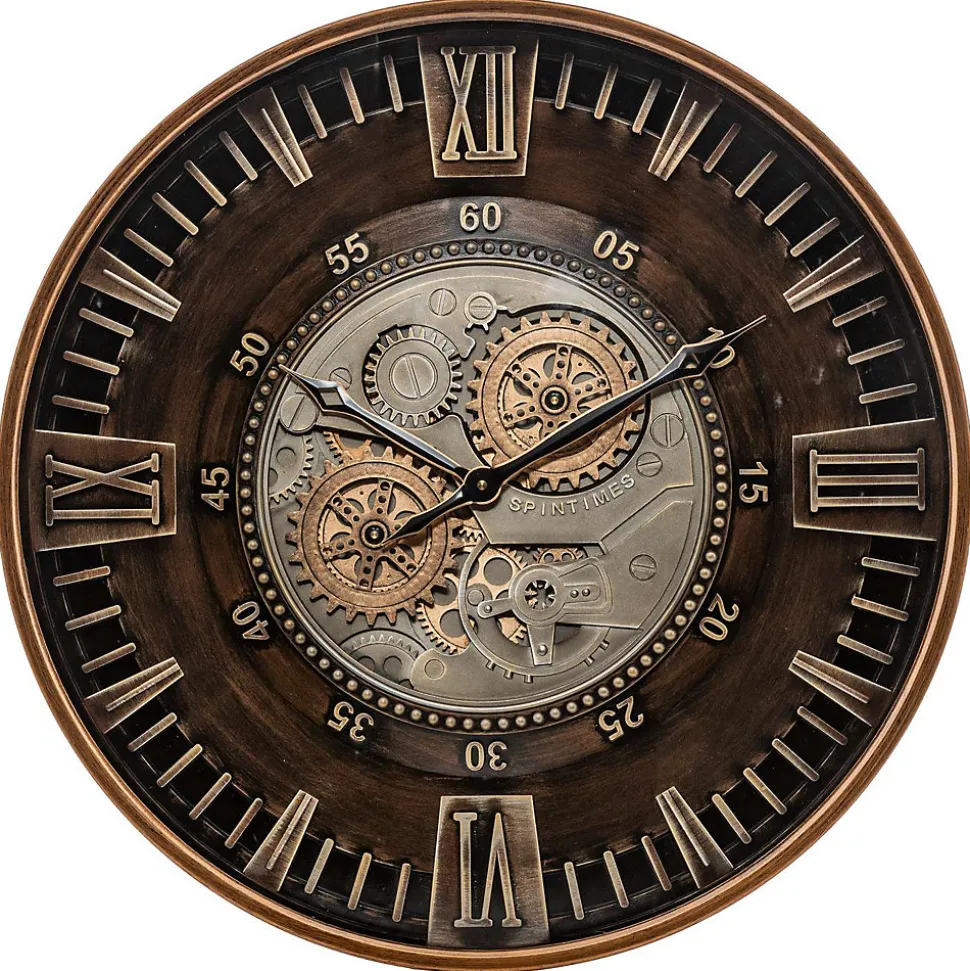Horloge avec mécanisme en métal