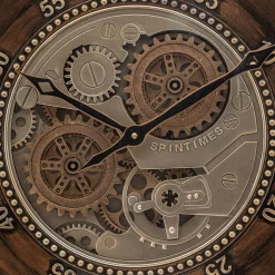 Horloge avec mécanisme en métal