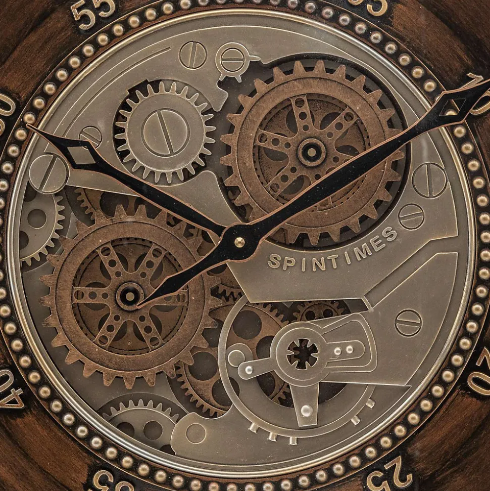 Horloge avec mécanisme en métal