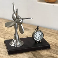 Horloge de bureau Hélice 19x10x18cm