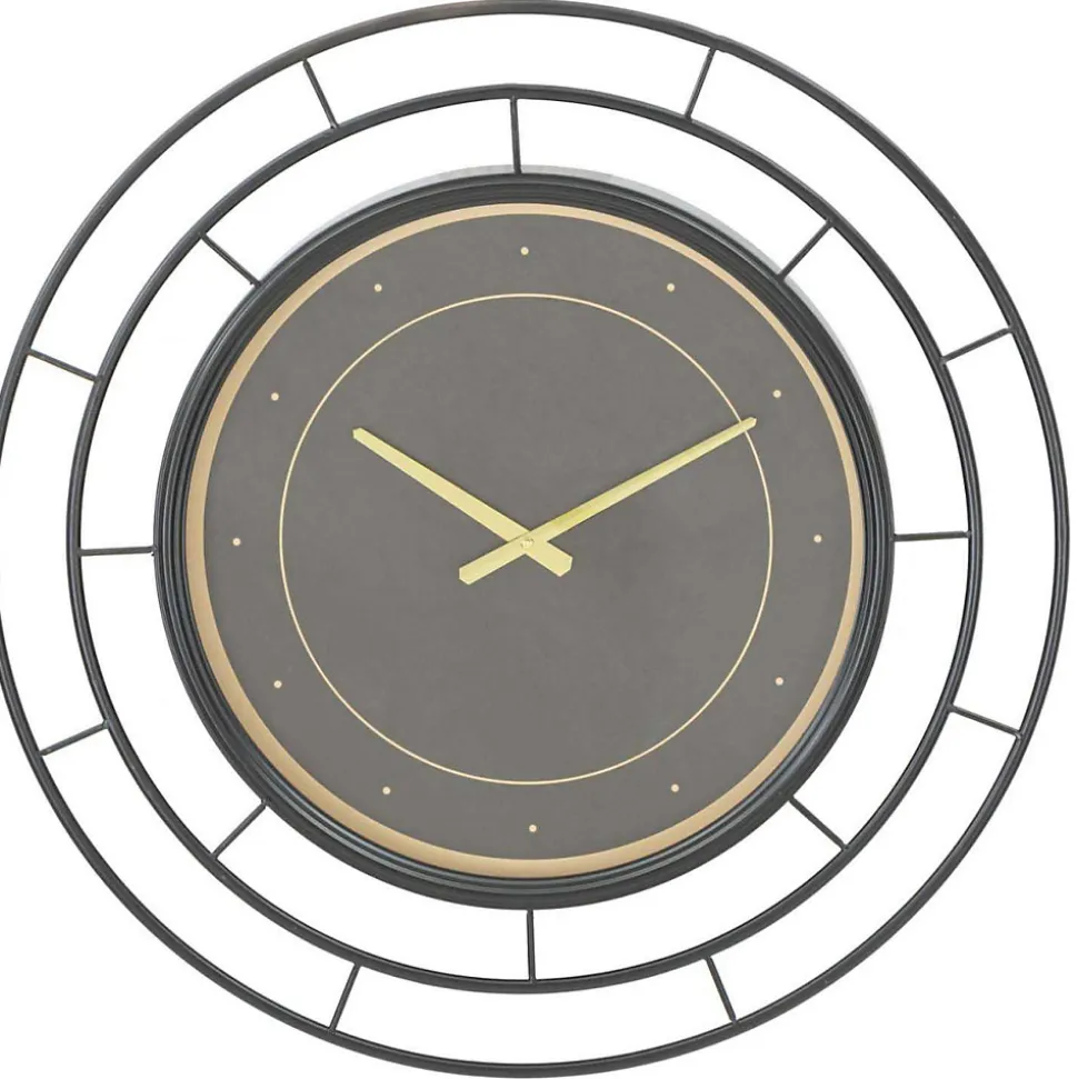 Horloge en métal Fashion dark 70x5.5 cm