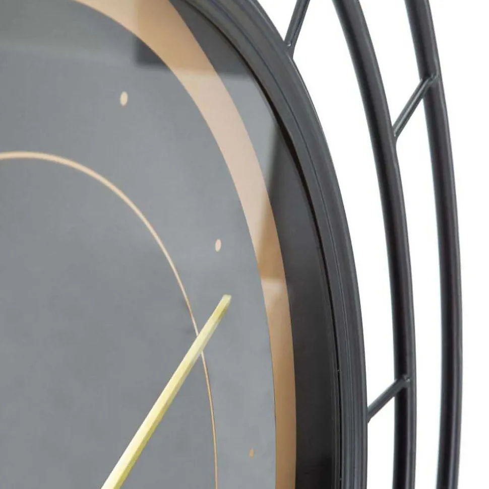 Horloge en métal Fashion dark 70x5.5 cm