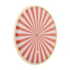 Horloge en métal Candy Swirl Dome