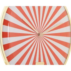 Horloge en métal Candy Swirl Dome
