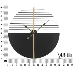 Horloge en métal Glam stick 60x4.5 cm