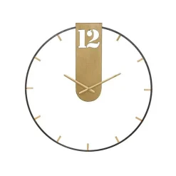 Horloge en métal Goldy 60x4.5 cm