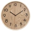 Horloge Ivana - bois et verre - D38 cm - Atmosphera