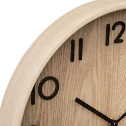Horloge Ivana - bois et verre - D38 cm - Atmosphera