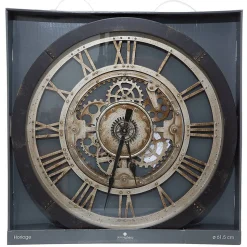Horloge Ivy mécanique D61 cm - Atmosphera