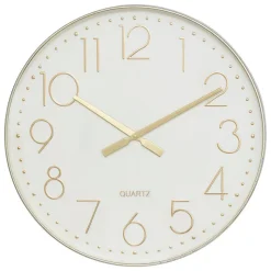 Horloge Laure lin D50,8cm - Atmosphera