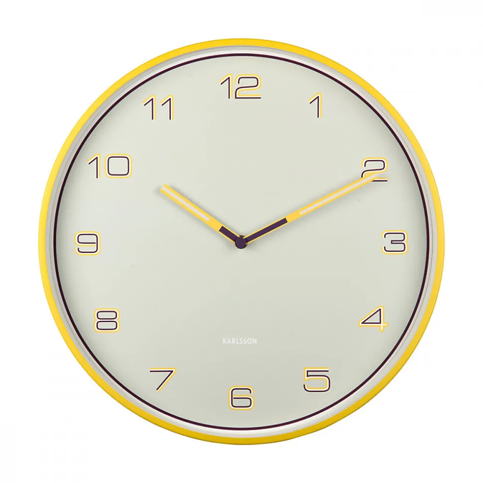 Horloge Lined Numbers D40cm en Métal - Present Time