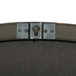 Horloge mécanique bois D80cm - Atmosphera