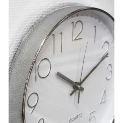 Horloge murale 30 cm design blanc pour une déco moderne - CLOCK