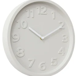 Horloge murale design beige ⌀30 x ep.4,5cm