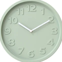 Horloge murale design vert olive ⌀30 x ep.4,5cm