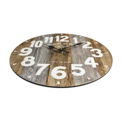 Horloge Murale Horloge Décorative Vintage Rustique 34x34x4