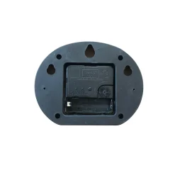 Horloge Murale Horloges Mdf Bois Moderne Gris 40x40x4,5