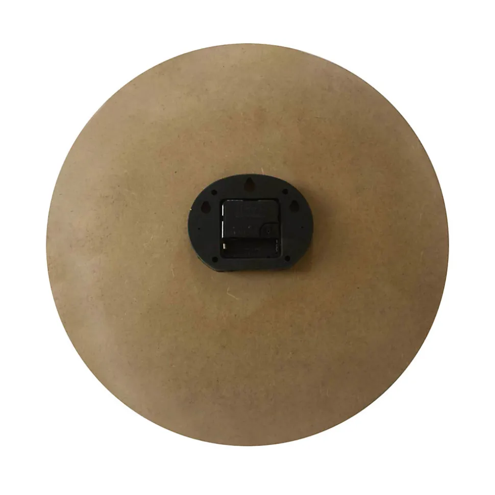 Horloge Murale Horloges Mdf Bois Moderne Gris 40x40x4,5