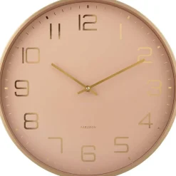 Horloge murale ronde Elegance Glow