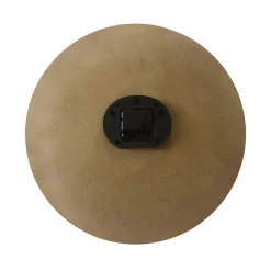 Horloge Murale Ronde Shabby Marron Blanc Mdf 40x40x4,5