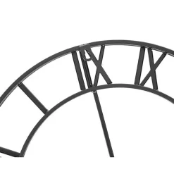 Horloge murale rétro chiffre romain - noir 47,5 cm