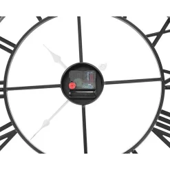 Horloge murale rétro chiffre romain - noir 47,5 cm