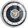 Horloge murale Wallfluent fi30 cm Aiguilles blanches Constellations et zodiaque 1 pcs