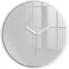 Horloge murale Wallfluent fi30 cm Aiguilles blanches Gris clair 1 pcs