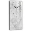 Horloge murale Wallfluent 30x60 cm Aiguilles noires Mur en béton 1 pcs
