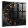 Horloge murale Wallfluent 30x30 cm Aiguilles noires Chiffres romains anciens 1 pcs