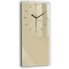 Horloge murale Wallfluent 30x60 cm Aiguilles noires Beige 1 pcs